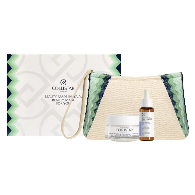 collistar-cofanetto-donna-attivi-puri-collagene-malachite-crema-viso-50-ml-e-sie image 1