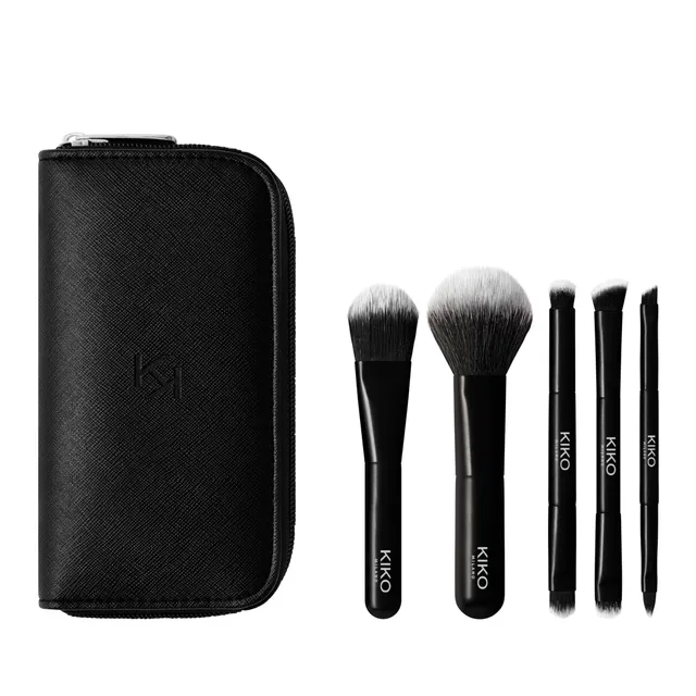kiko-milano-travel-brush-set-pochette-da-viaggio-con-5-pennelli-professionali-8- image 1