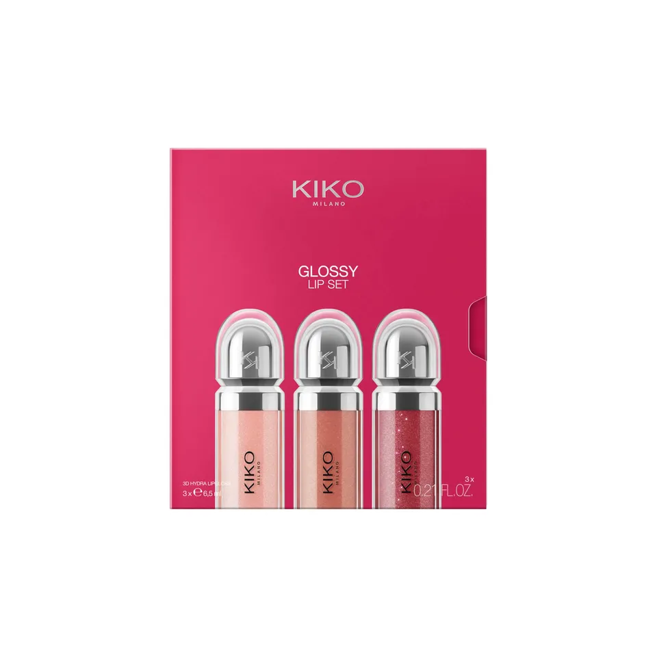 kiko-milano-glossy-lip-set-03-kit-3-lucidalabbra-3d-hydra-lip-gloss-effetto-volu image 1