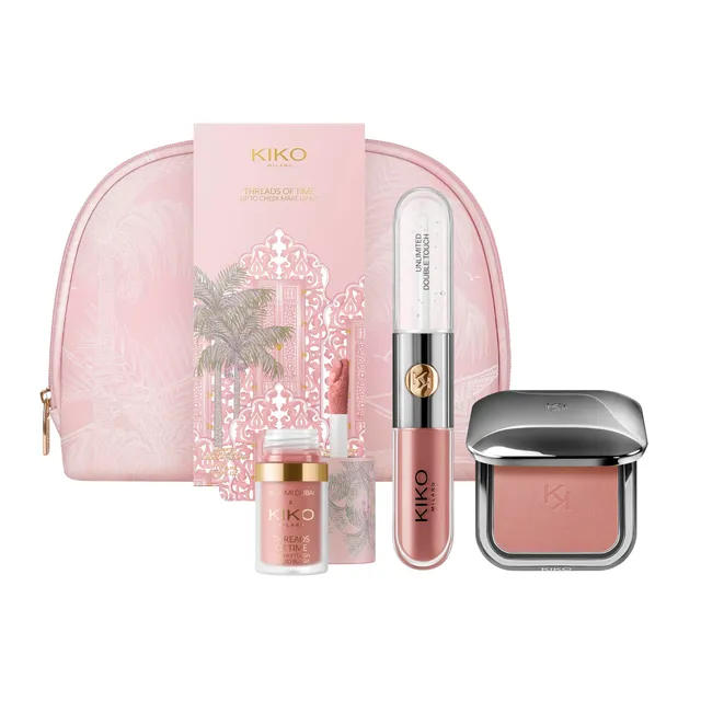 kiko-milano-threads-of-time-lip-to-cheek-make-up-kit-set-regalo-edizione-limitat image 1