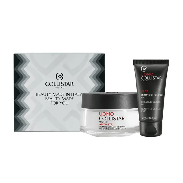 collistar-cofanetto-regalo-uomo-crema-viso-antirughe-rivitalizzante-50-ml-gel-de image 1