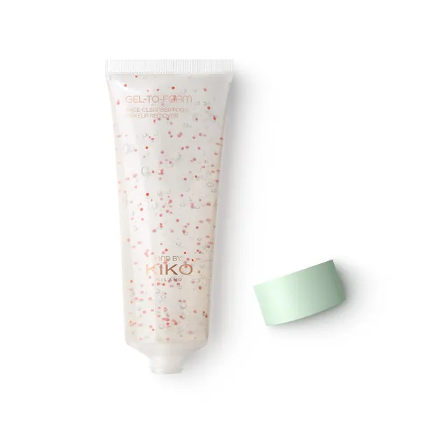 kiko-milano-kind-by-kiko-gel-to-foam-face-cleanser-and-makeup-remover-detergente image 1