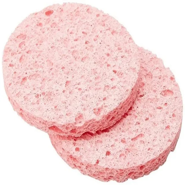 kiko-milano-cleansing-sponges-set-di-2-spugne-detersione-viso-in-cellulosa-natur image 1