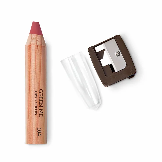 kiko-milano-green-me-lips-cheeks-104-warm-rosy-matita-doppio-uso-rossetto-e-blus image 1