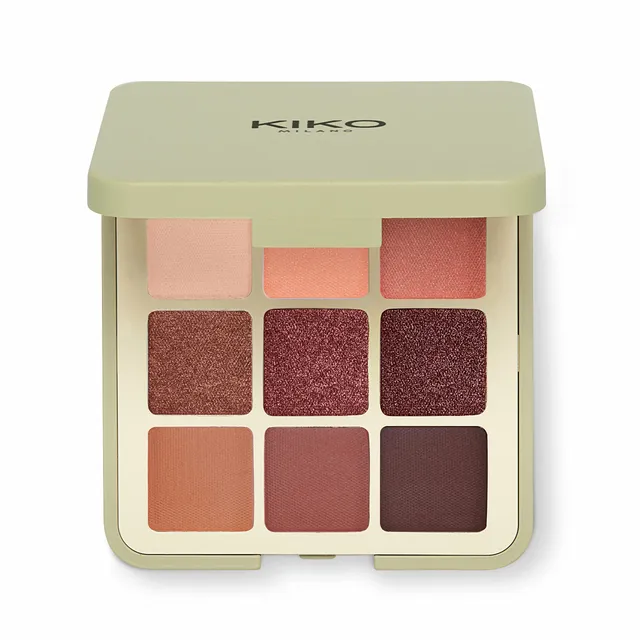 kiko-milano-green-me-eyeshadow-palette-102-palette-9-ombretti-multi-finish-mat-p image 1