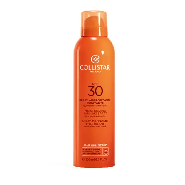 collistar-spray-abbronzante-idratante-spf-30-solare-corpo-trasparente-200-ml-con image 1