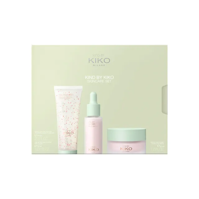 kiko-milano-kind-by-kiko-skincare-set-kit-skincare-completo-detergente-siero-e-c image 1