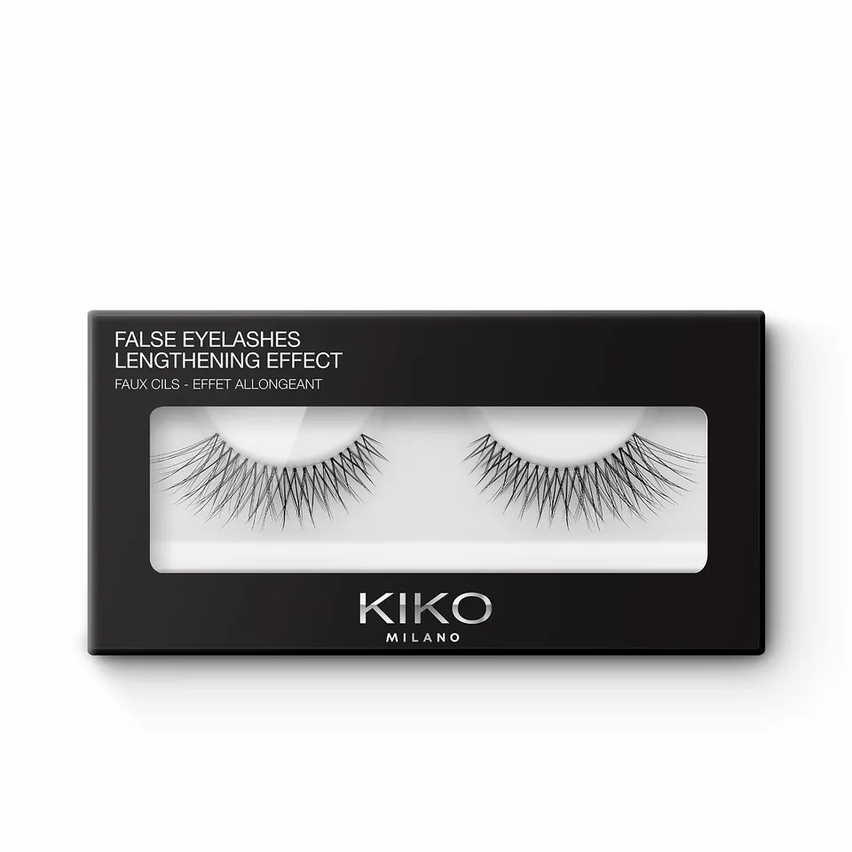 kiko-milano-false-eyelashes-02-lengthening-effect-ciglia-finte-a-nastro-riutiliz image 1