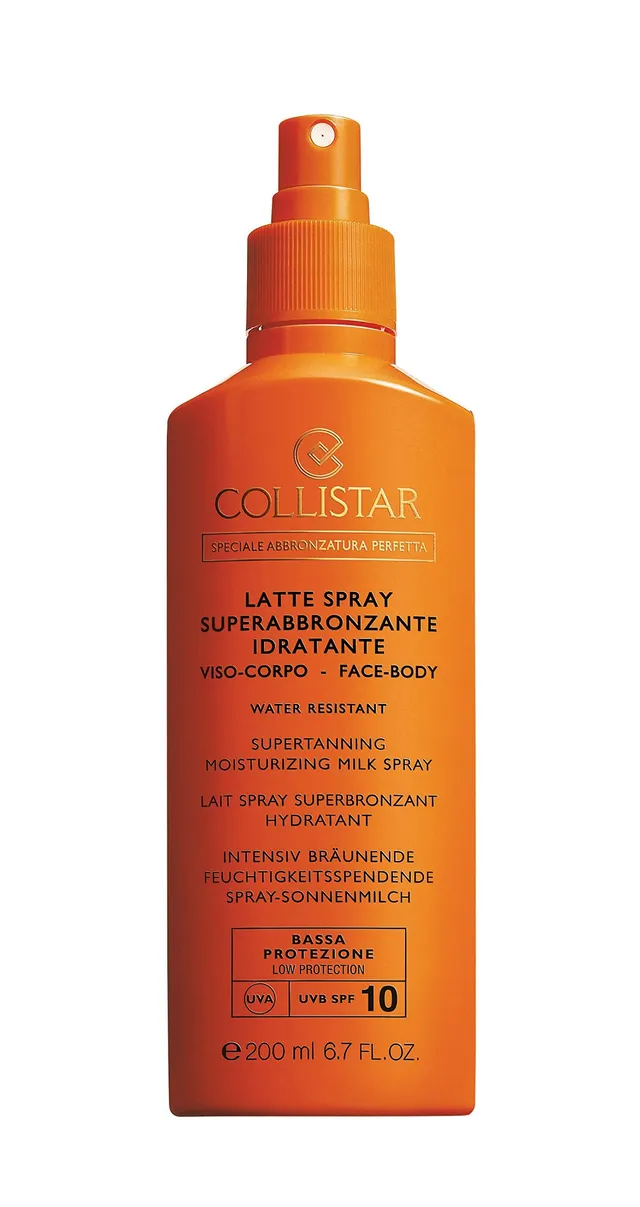 collistar-latte-spray-superabbronzante-idratante-spf-10-200-ml-solare-viso-e-cor image 1