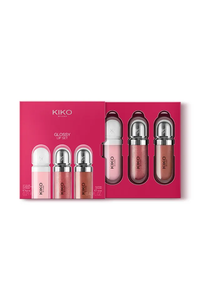 kiko-milano-glossy-lip-set-set-makeup-con-2-lucidalabbra-3d-hydra-17-e-20-e-1-cr image 1