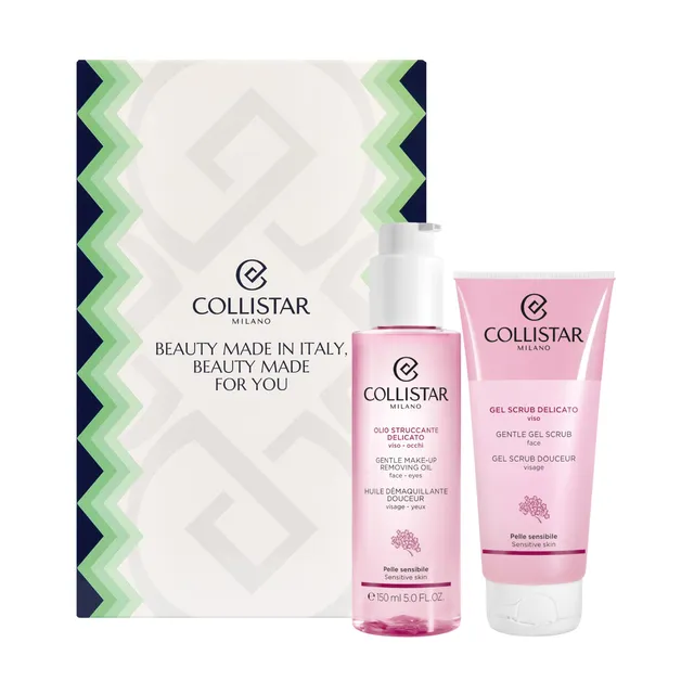collistar-cofanetto-detersione-delicata-olio-struccante-150ml-gel-scrub-viso-100 image 1