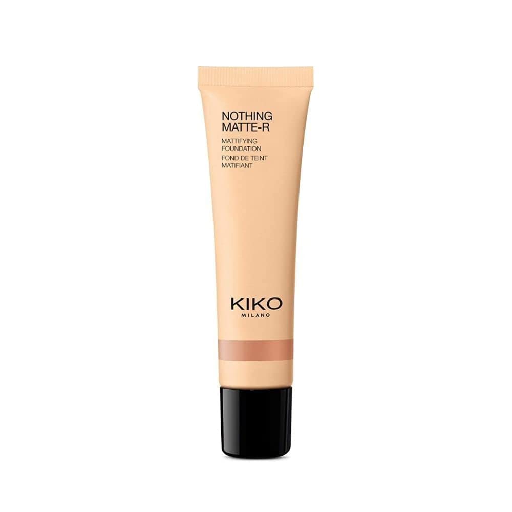 kiko-milano-nothing-matte-r-mattifying-foundation-02-fondotinta-fluido-mat-fino- image 3