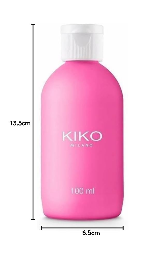 kiko-milano-reusable-bottle-100-ml-flacone-vuoto-da-viaggio-squeezable-lavabile- image 3