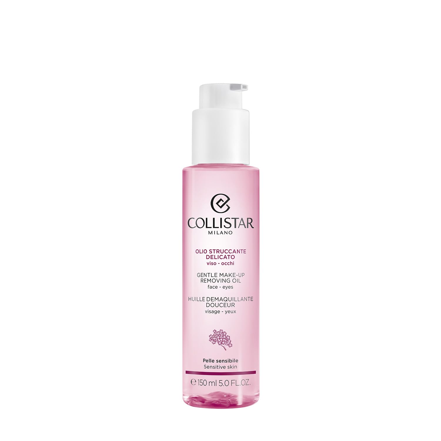 collistar-olio-struccante-delicato-150-ml-rimuove-trucco-waterproof-pelli-e-occh image 1