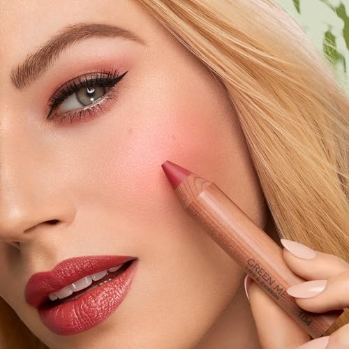 kiko-milano-green-me-lips-cheeks-104-warm-rosy-matita-doppio-uso-rossetto-e-blus image 8