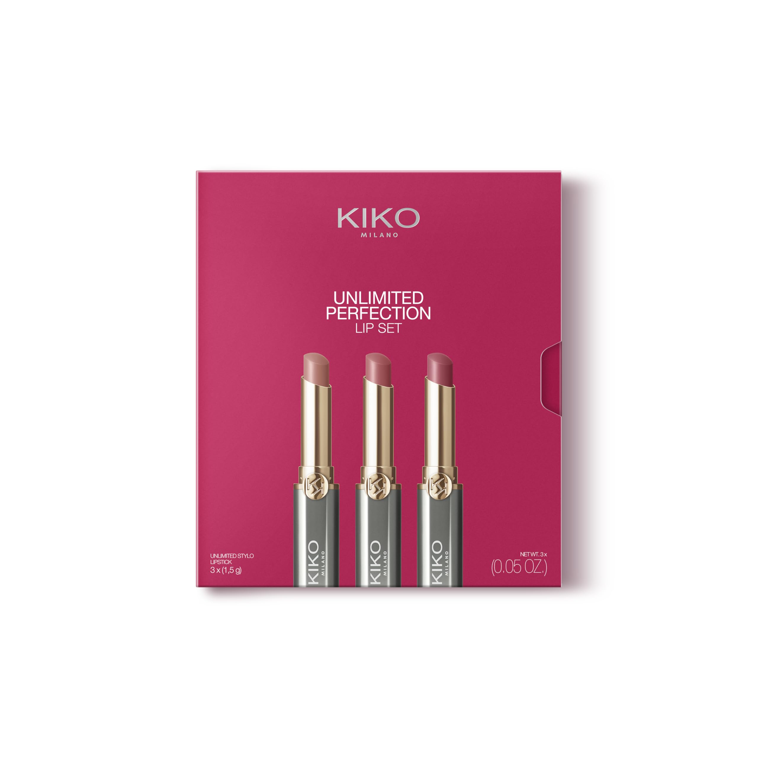 kiko-milano-unlimited-perfection-lip-set-01-kit-3-rossetti-cremosi-no-transfer-l image 1