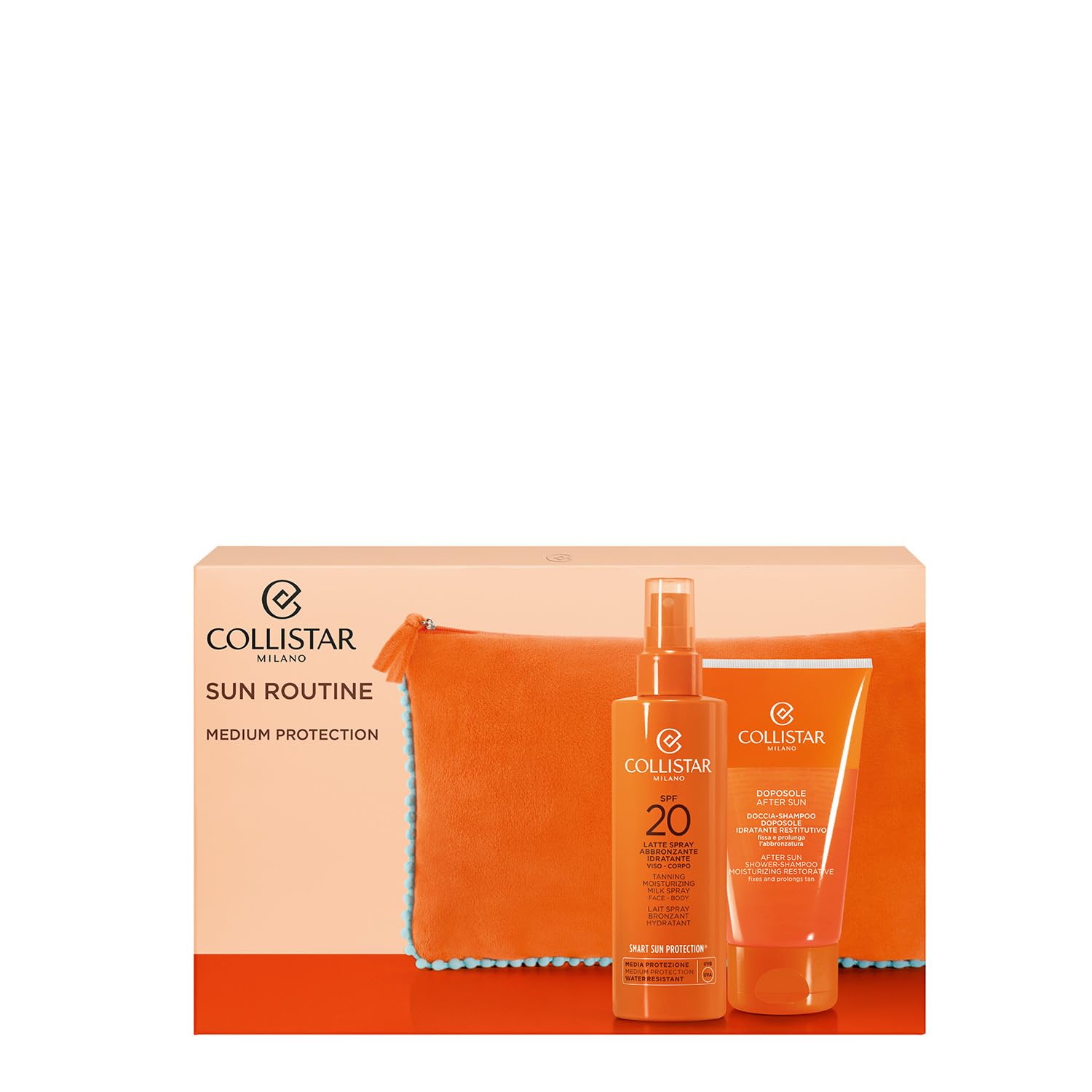 collistar-cofanetto-solare-latte-solare-spray-abbronzante-spf-20-200-ml-doccia-s image 2