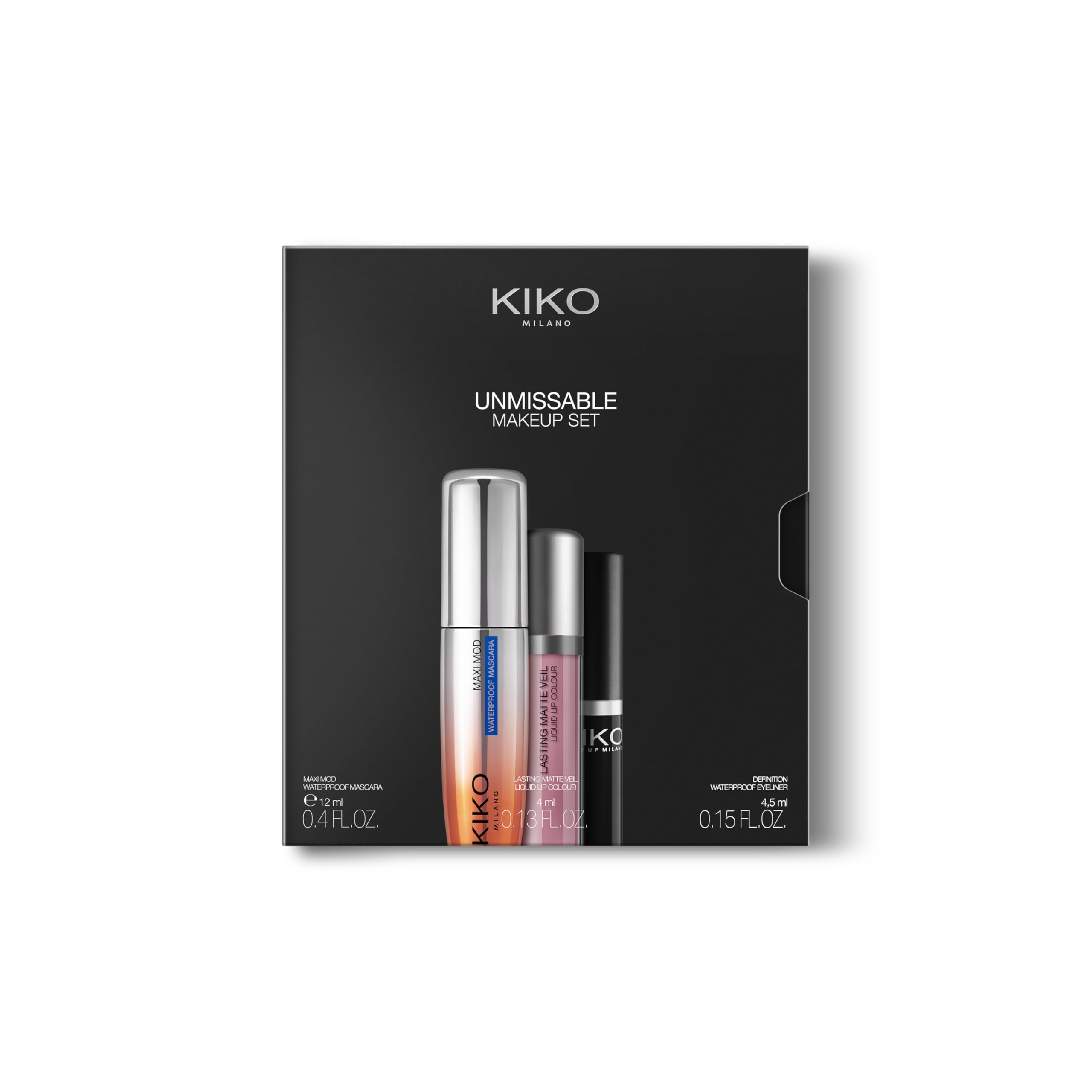 kiko-milano-unmissable-makeup-set-kit-makeup-waterproof-con-mascara-new-maxi-mod image 1