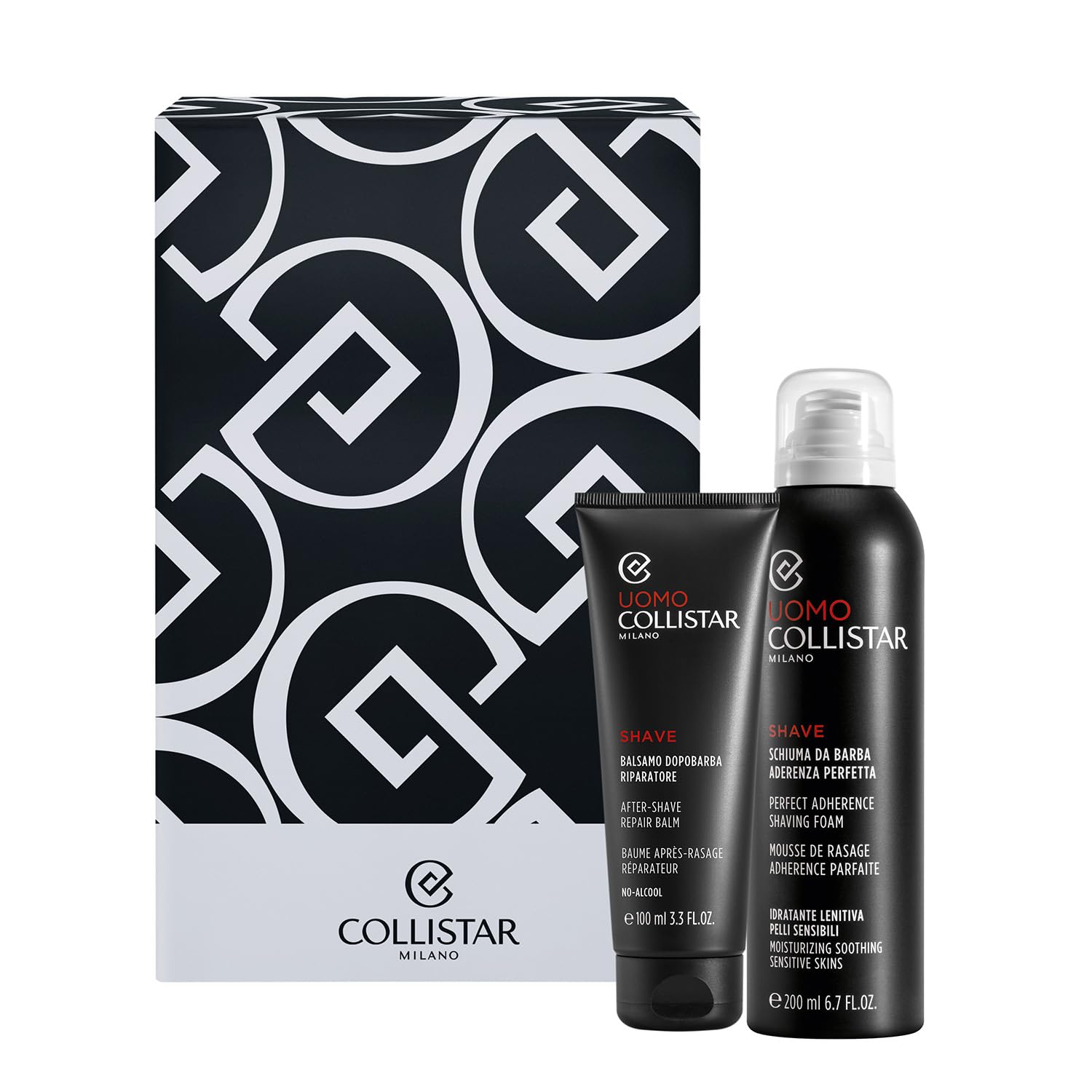 collistar-cofanetto-regalo-uomo-rasatura-schiuma-da-barba-200-ml-balsamo-dopobar image 1