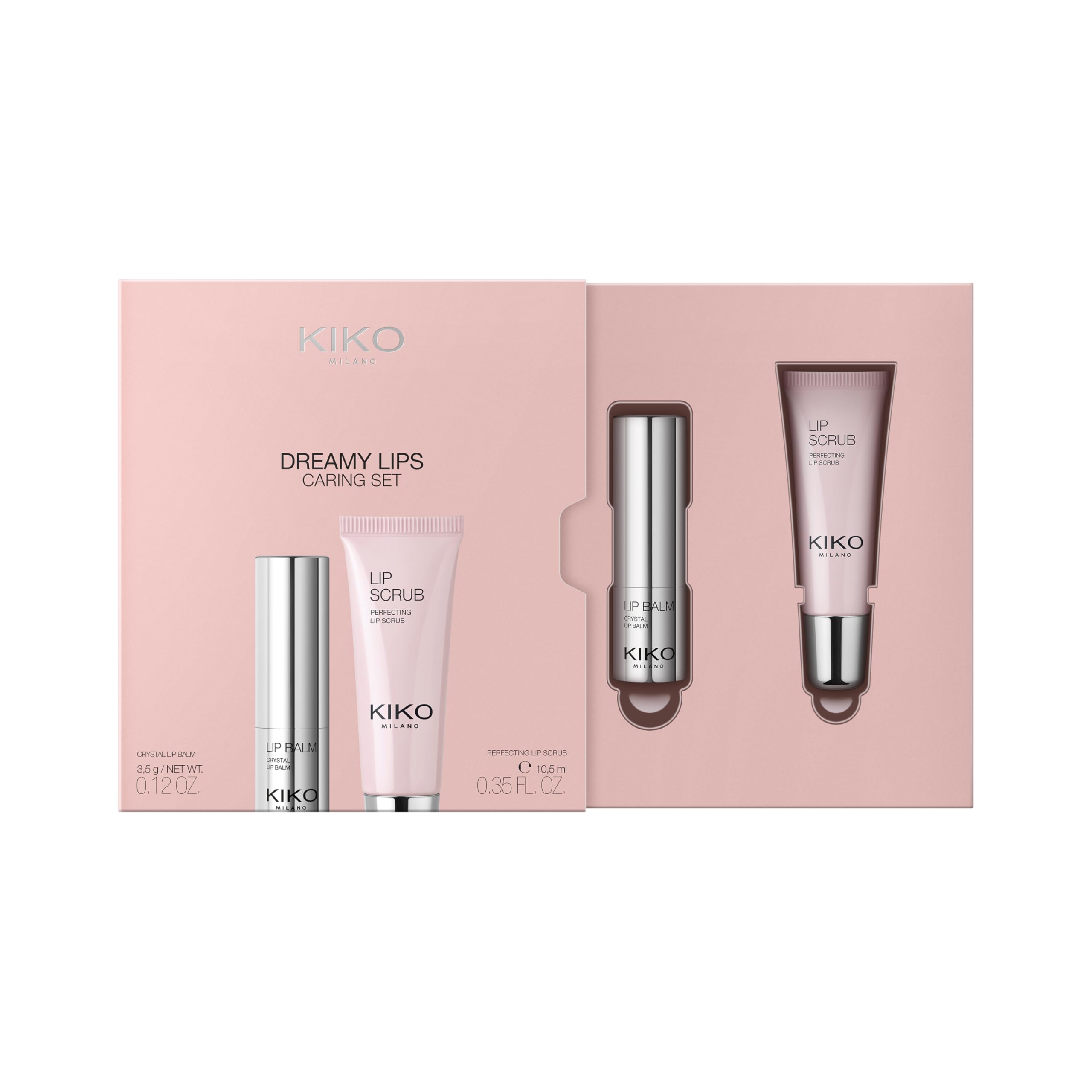 kiko-milano-dreamy-lips-caring-set-kit-skincare-labbra-con-balsamo-scintillante- image 1