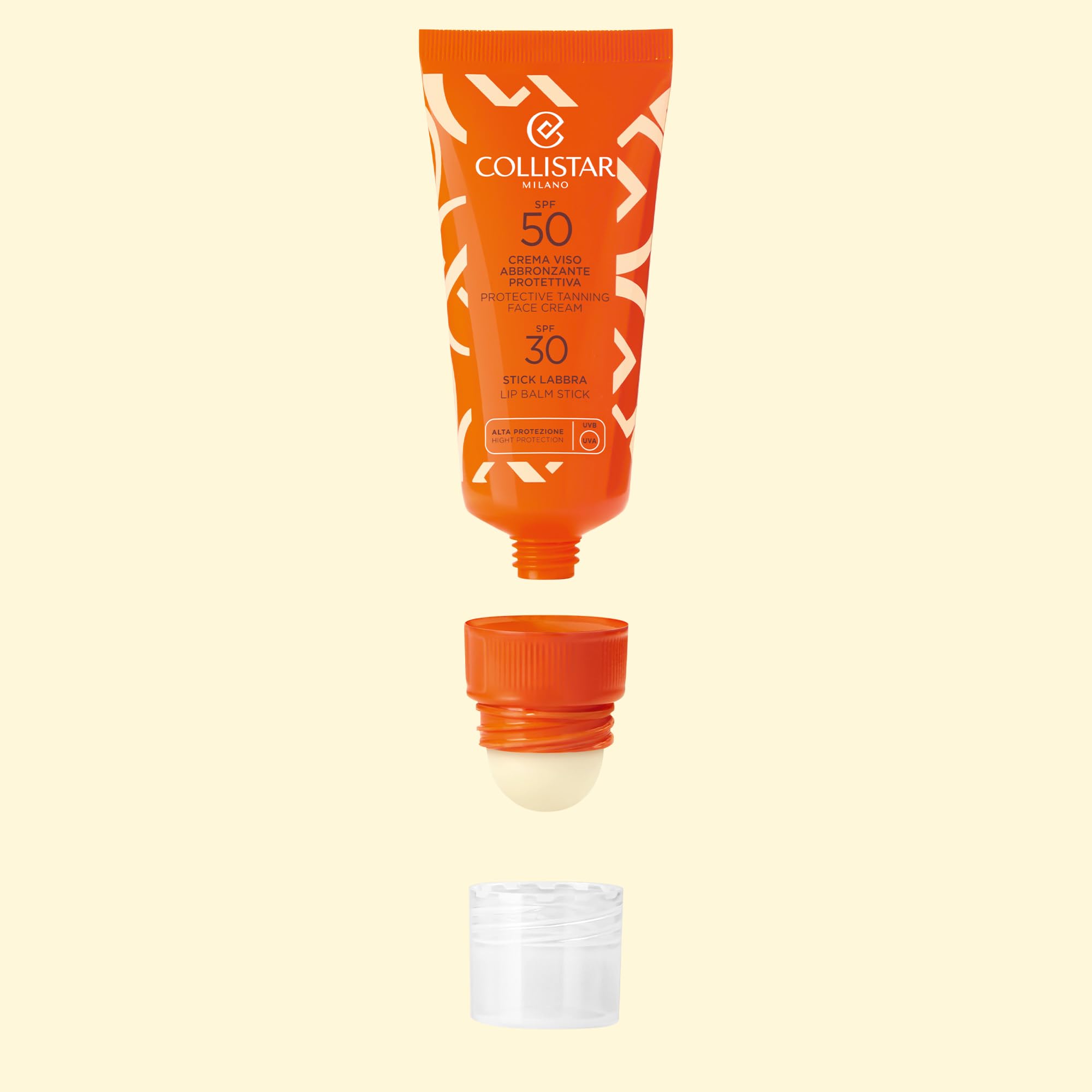 collistar-crema-viso-abbronzante-protettiva-spf50-20ml-stick-labbra-spf30-3-2ml- image 2