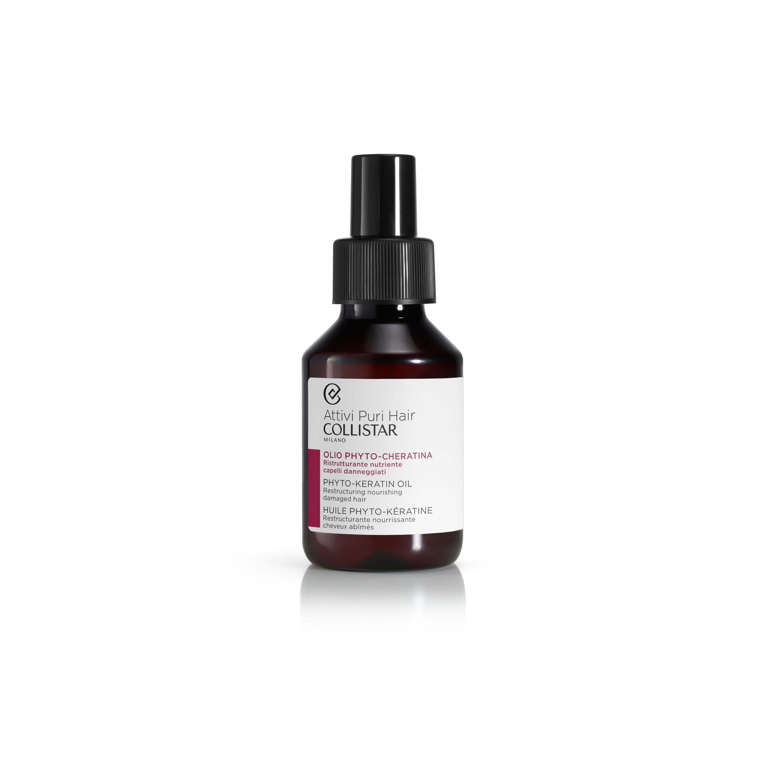collistar-attivi-puri-hair-olio-phyto-cheratina-100-ml-ristrutturante-nutriente- image 1