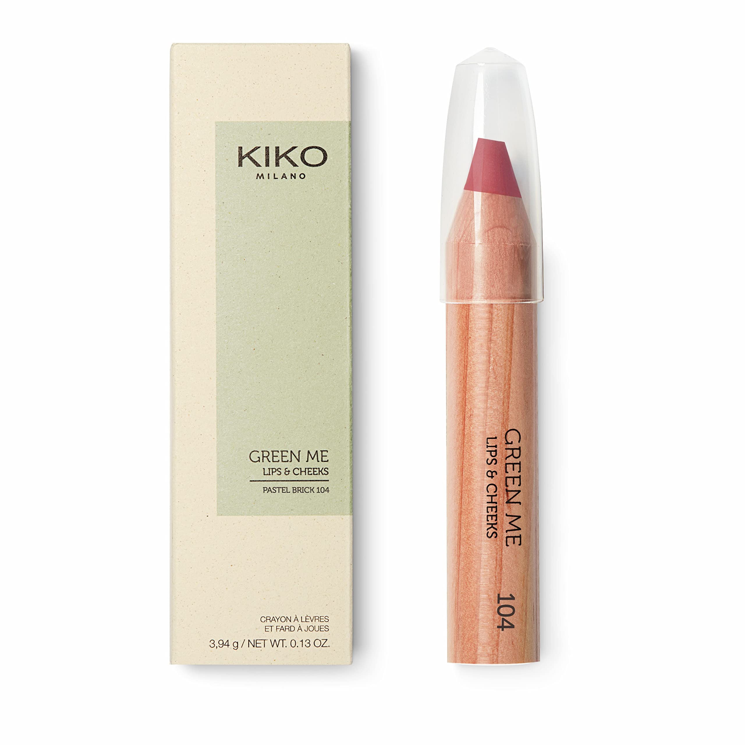 kiko-milano-green-me-lips-cheeks-104-warm-rosy-matita-doppio-uso-rossetto-e-blus image 3
