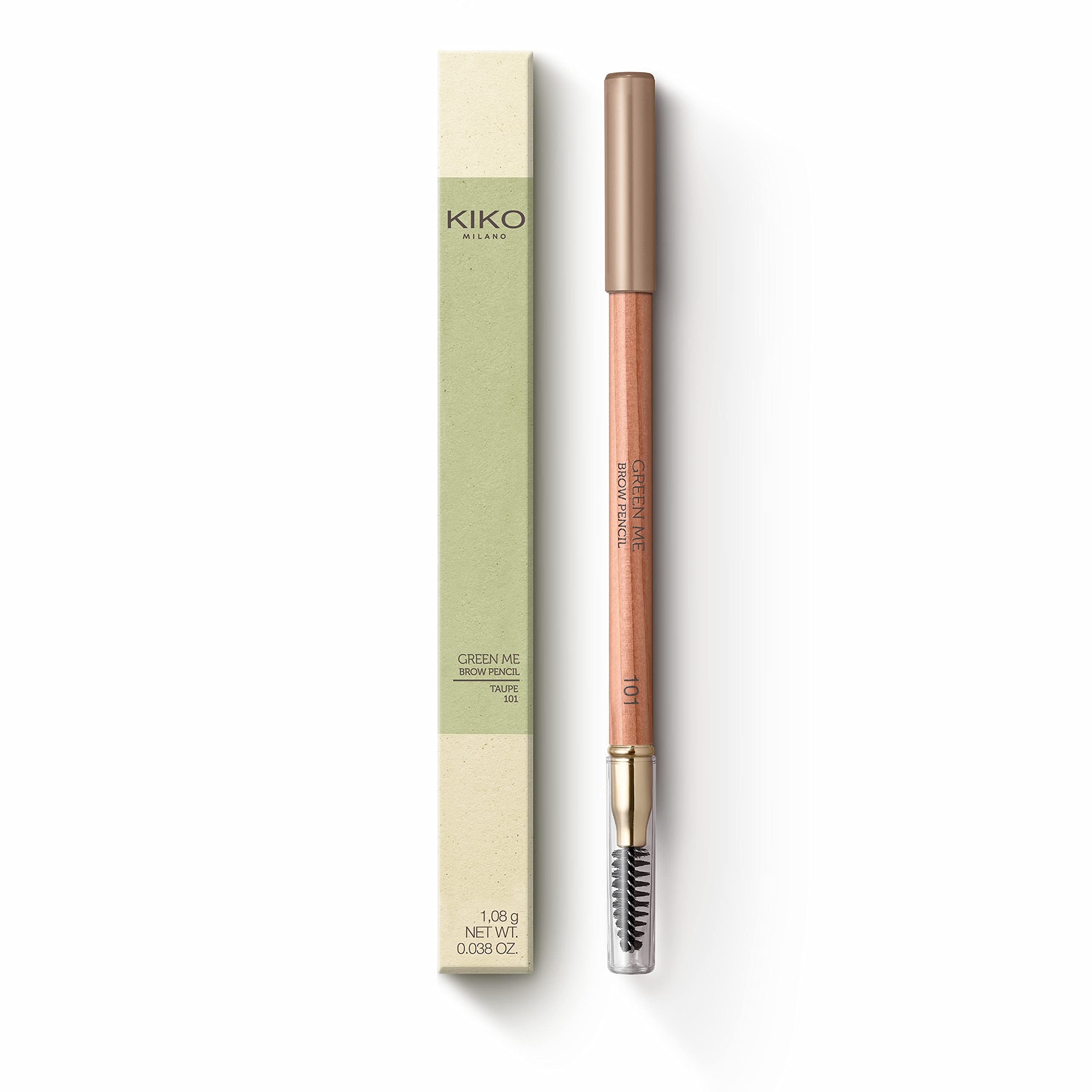 kiko-milano-green-me-brow-pencil-101-matita-sopracciglia-vegan-con-pennellino-es image 3