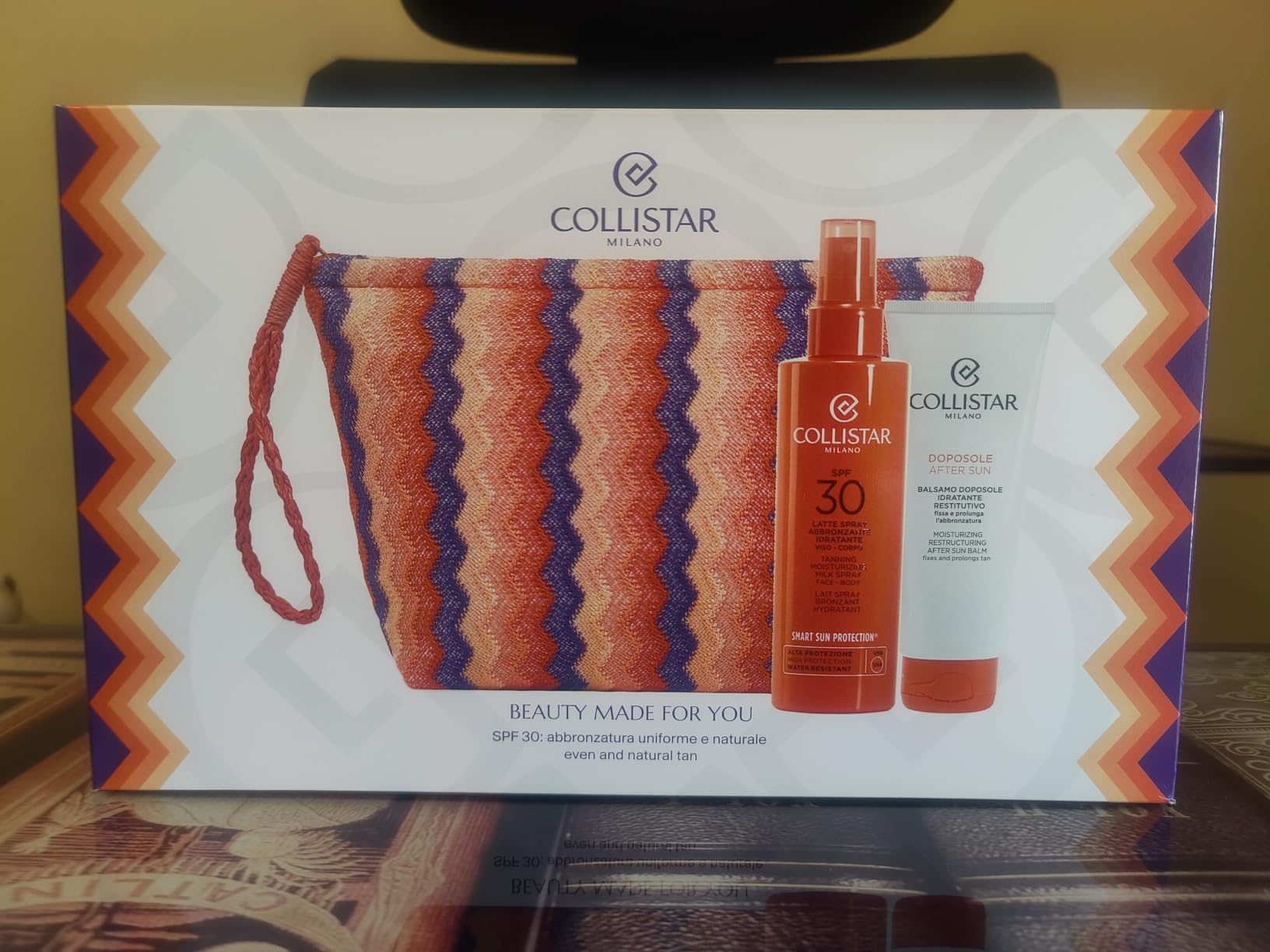Buon cofanetto, spray che consuma