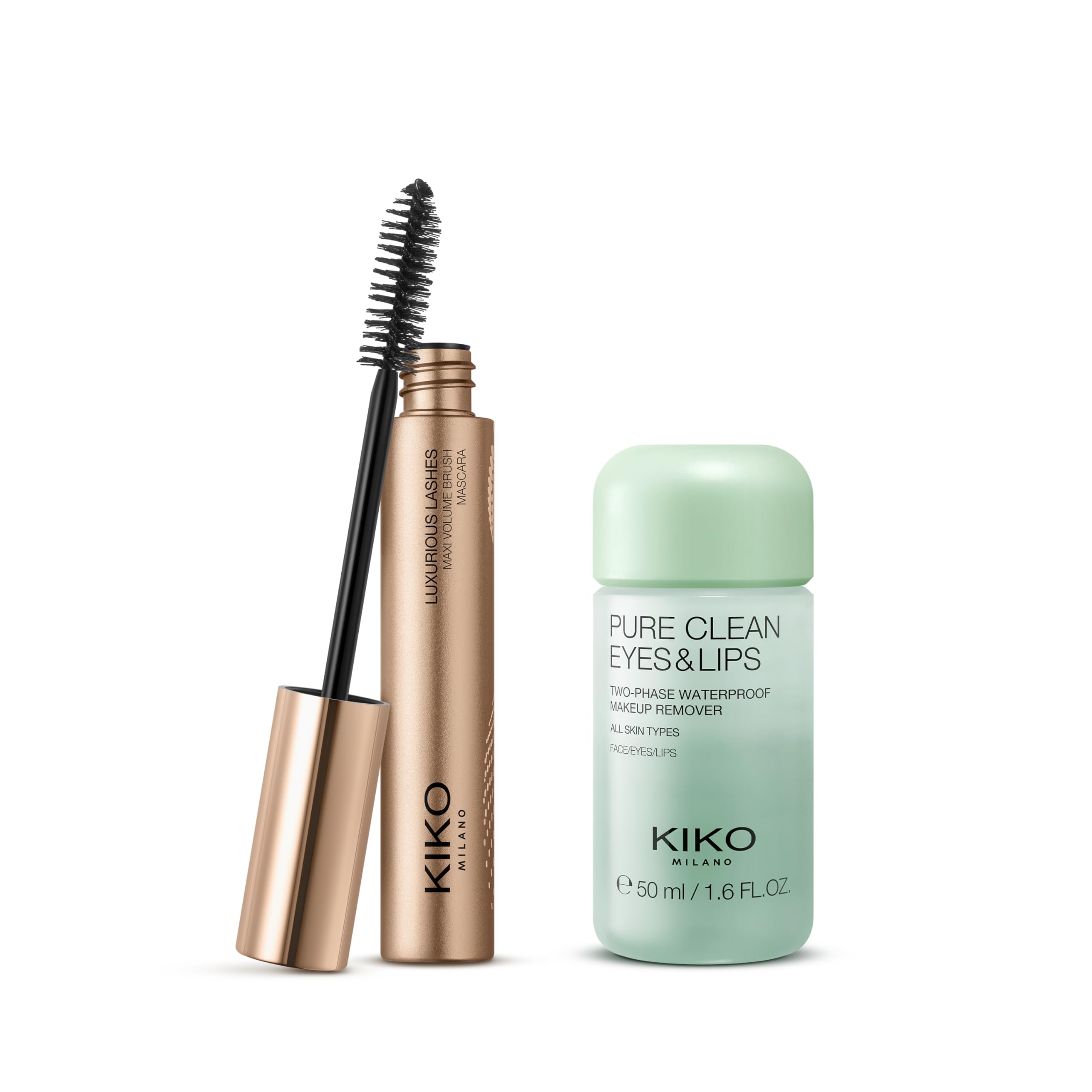 kiko-milano-essential-eye-set-kit-mascara-luxurious-lashes-maxi-volume-brush-min image 3
