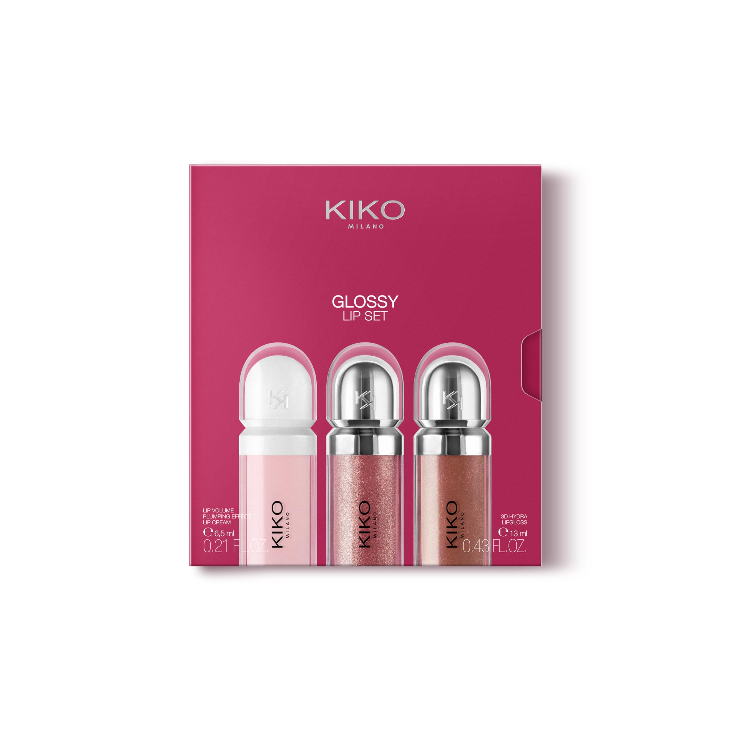 kiko-milano-glossy-lip-set-set-makeup-con-2-lucidalabbra-idratanti-3d-hydra-e-1- image 1