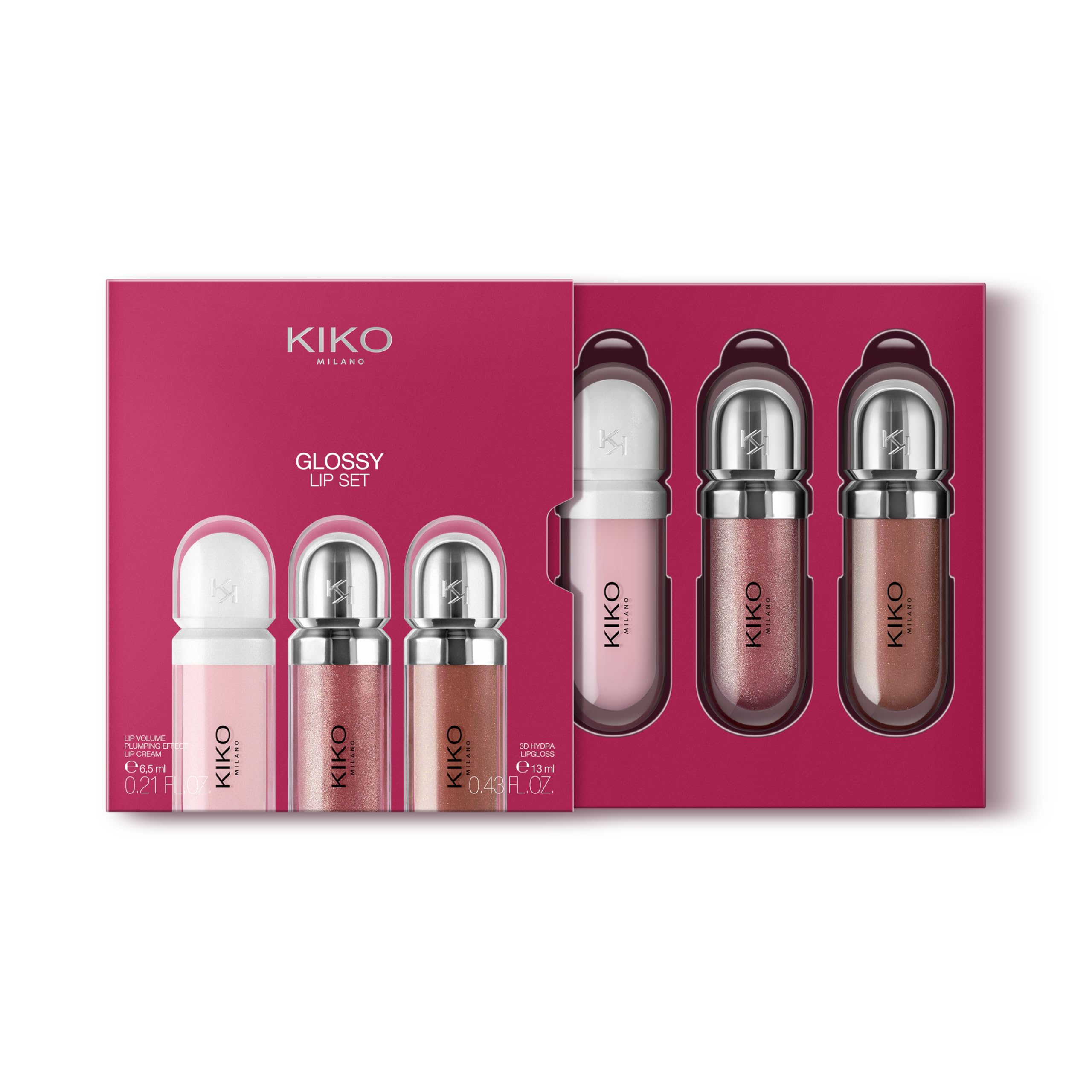 kiko-milano-glossy-lip-set-set-makeup-con-2-lucidalabbra-idratanti-3d-hydra-e-1- image 4