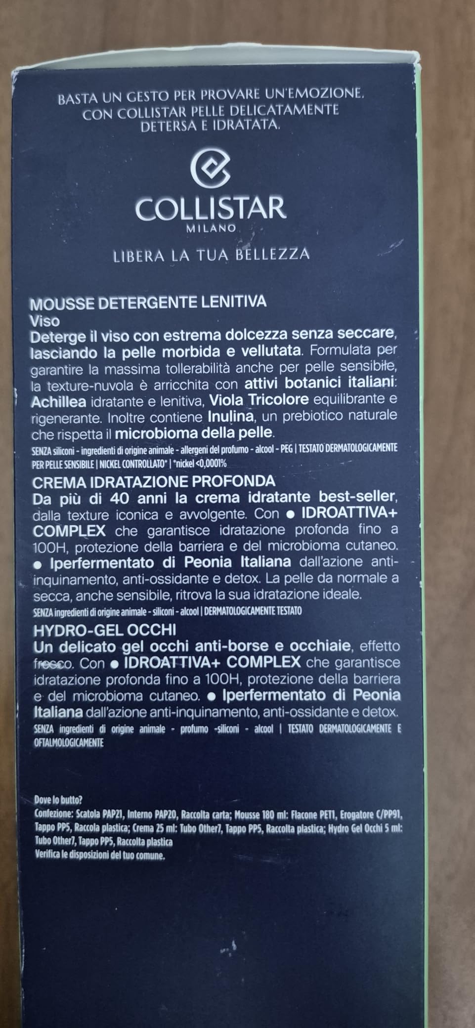 Regalo di scambio a Natale e ha fatto il suo dovere. La destinataria ha apprezzato, in particolare il gel occhi.