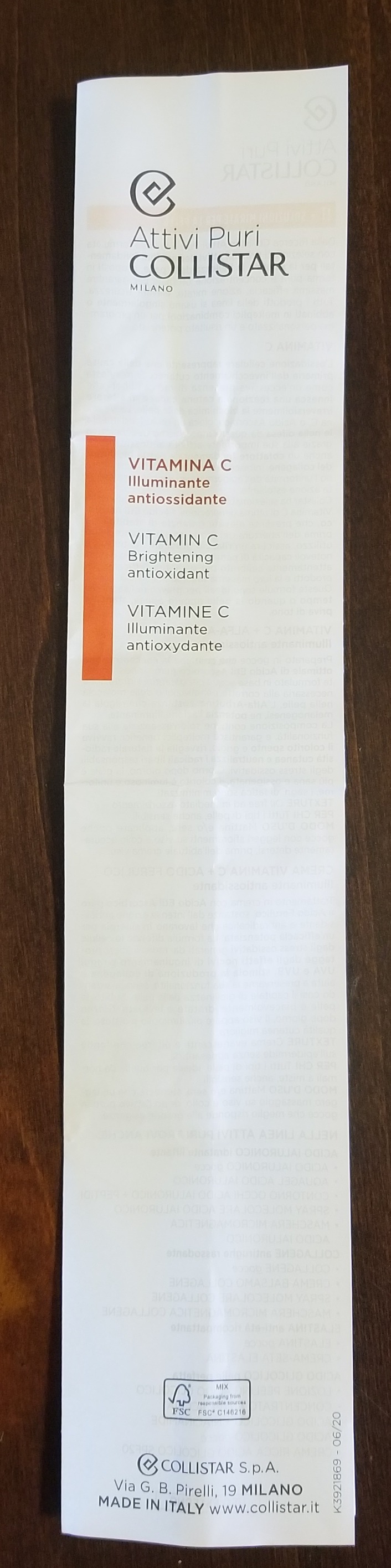 Consigliato dalla dermatologa