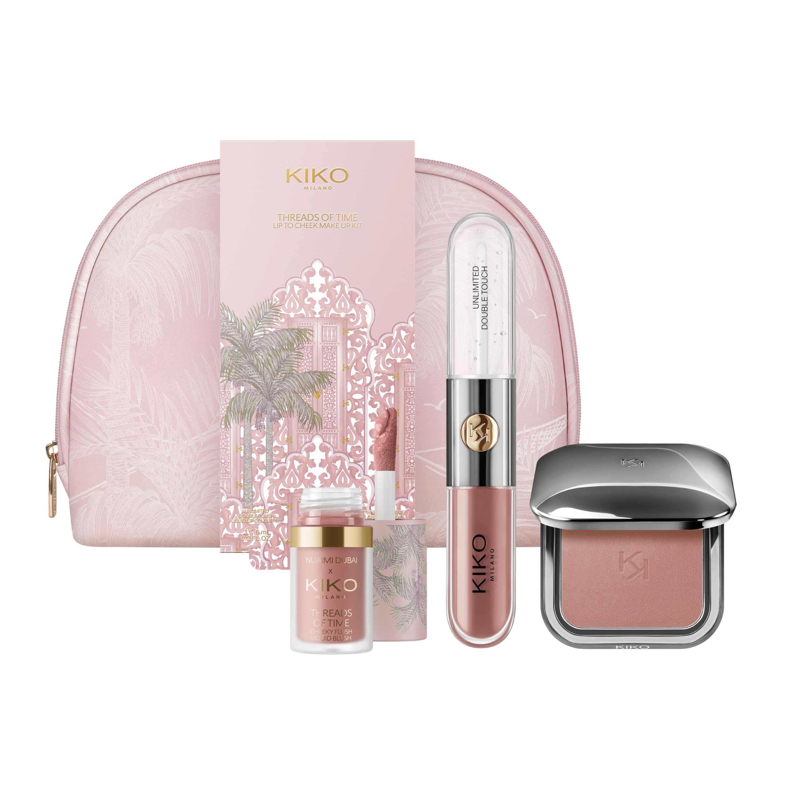 kiko-milano-threads-of-time-lip-to-cheek-make-up-kit-set-regalo-edizione-limitat image 1