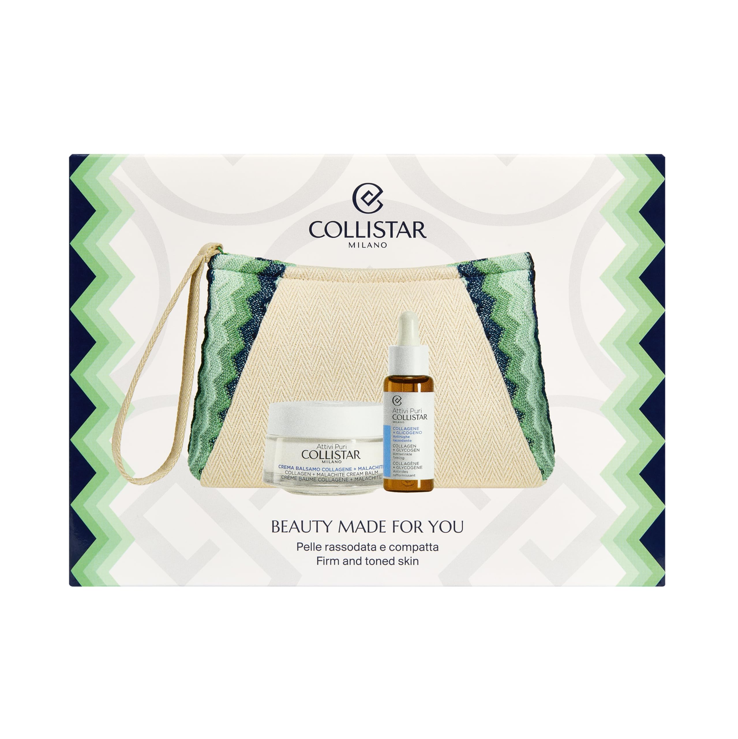 collistar-cofanetto-donna-attivi-puri-collagene-malachite-crema-viso-50-ml-e-sie image 3