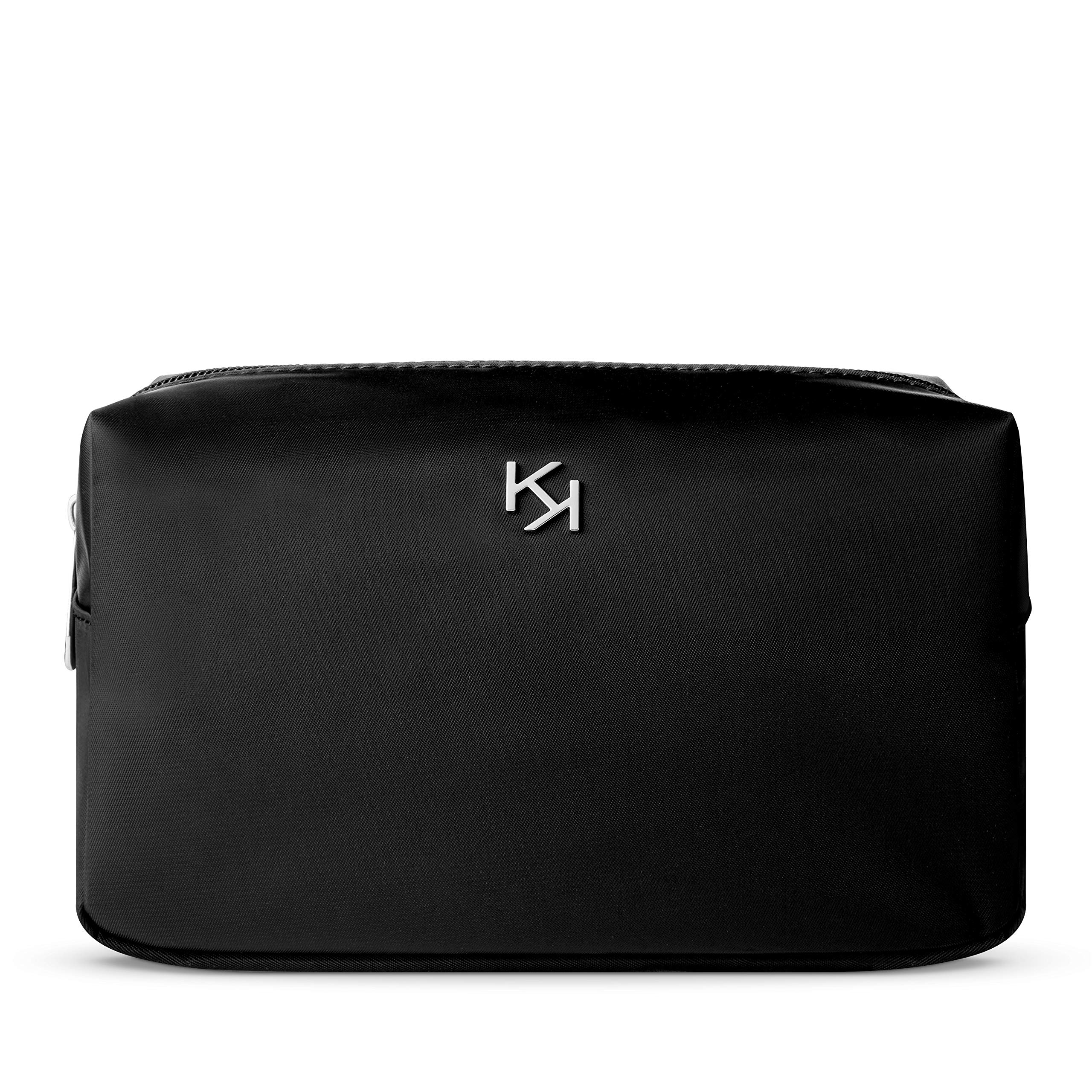 kiko-milano-beauty-case-big-pochette-porta-cosmetici-grande-in-nylon-nero-con-ch image 1