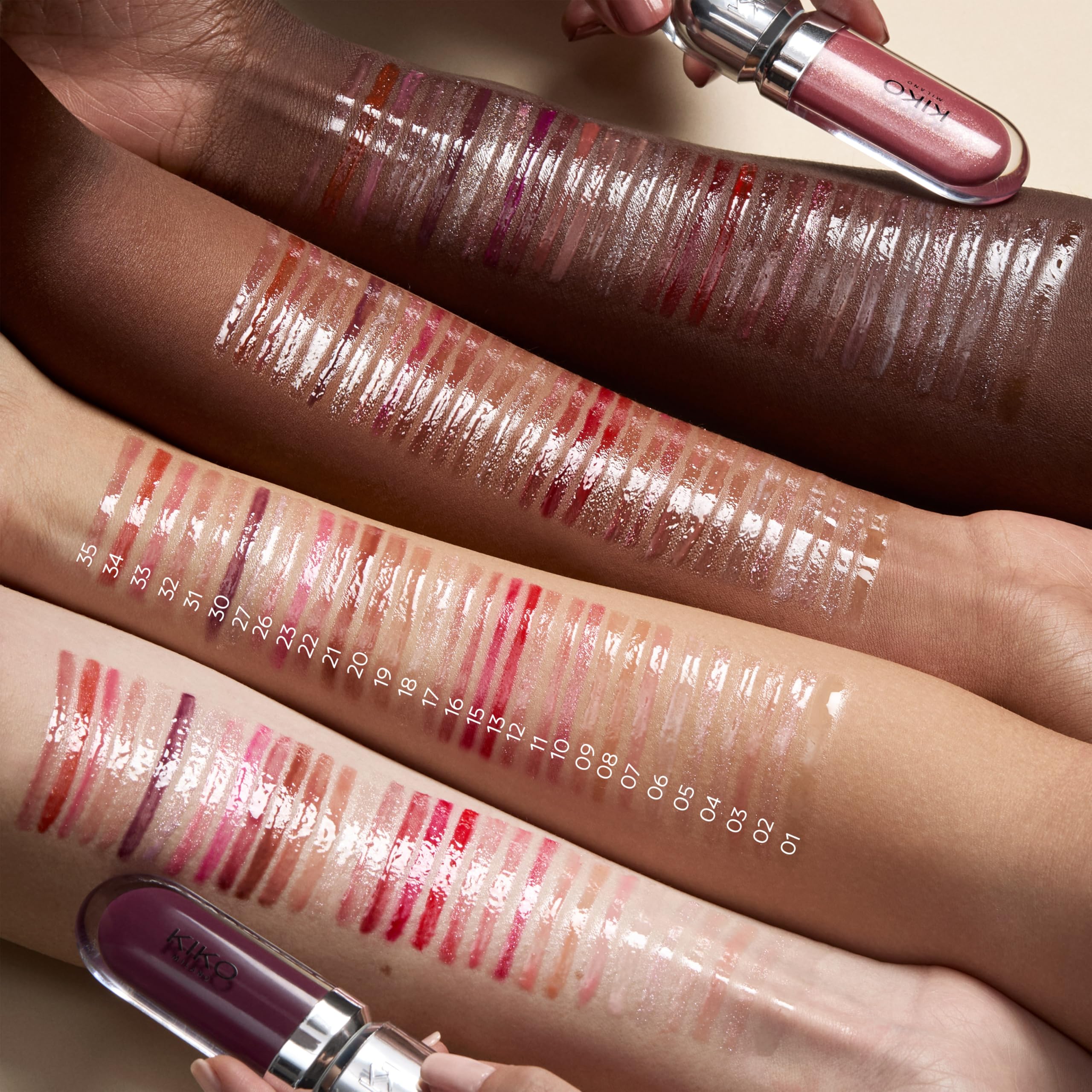 kiko-milano-3d-hydra-lipgloss-17-gloss-labbra-idratante-e-volumizzante-effetto-3 image 5